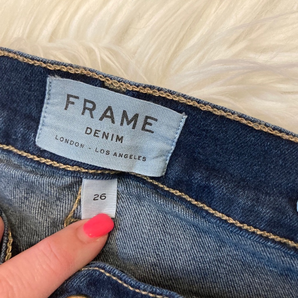 Frame High Rise Skinny Jeans - Picture 5 of 7